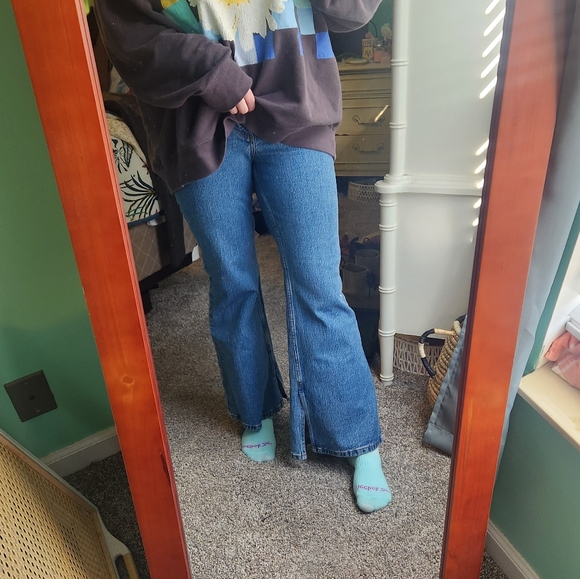 NWT Abercrombie & Fitch The Vintage Flare High Rise Curve Love, Size 27/4 - Picture 11 of 11